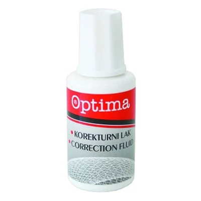 Hibajavító folyadék OPTIMA ecsetes oldószeres 20 ml