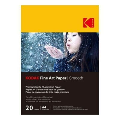 Fotópapír KODAK Fine Art Smooth A/4 230g 20 ív/csomag